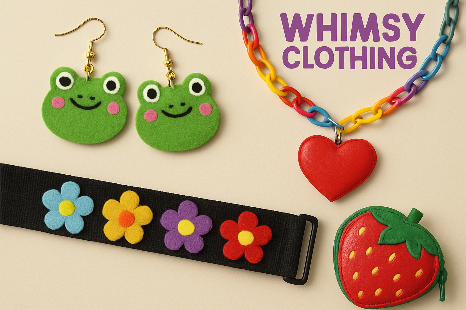 Fun and quirky clothing accessories by Whimsy Clothing